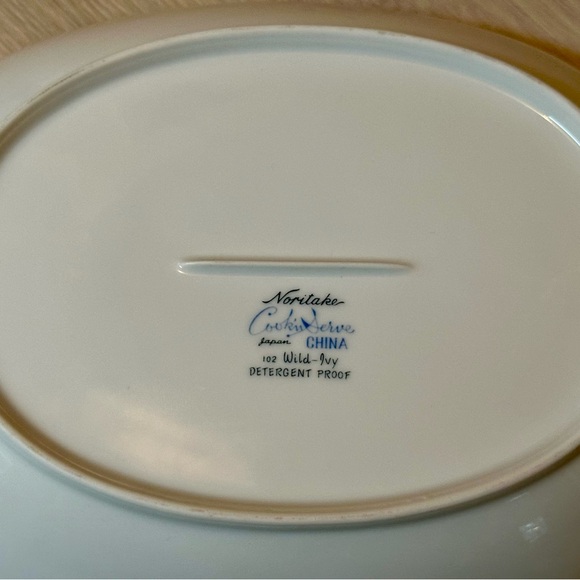 Vintage Noritake Cook’n Serve Oval Bowl | Wild Ivy 102 Collection | Rare Find - Picture 16 of 16